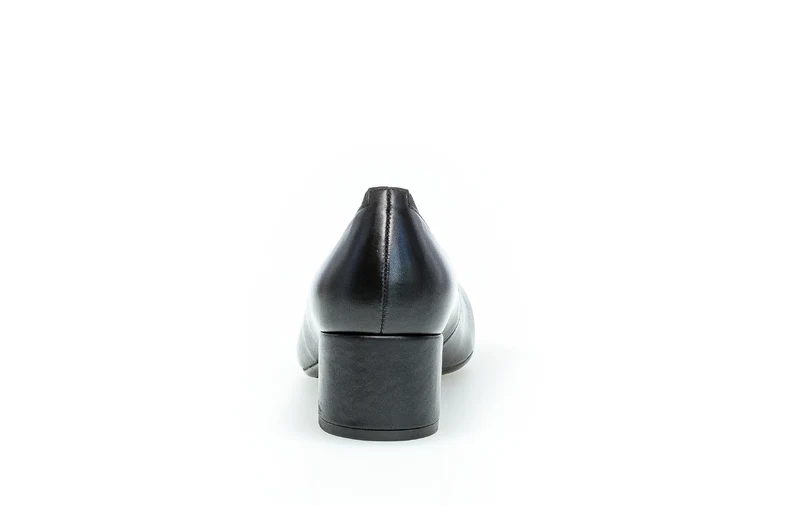 Trotteurs noirs en cuir
