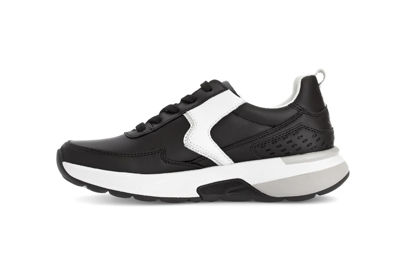 Baskets noires en cuir