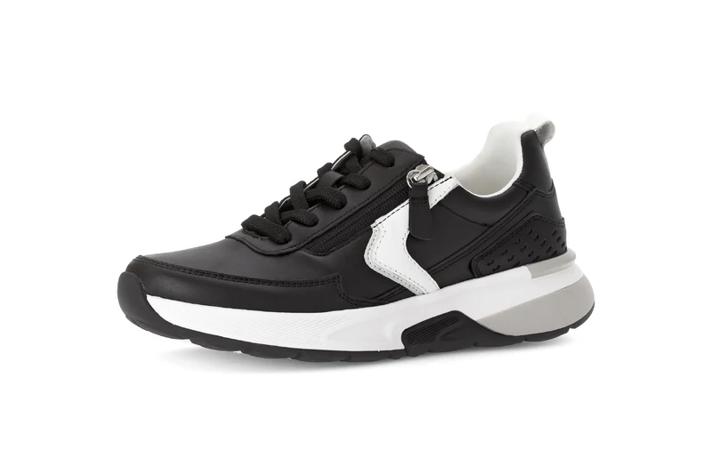Baskets noires en cuir