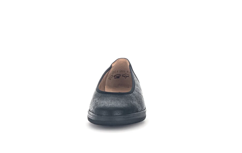 Ballerines noires en cuir
