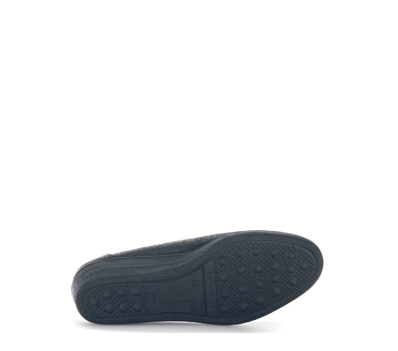 Ballerines noires en cuir