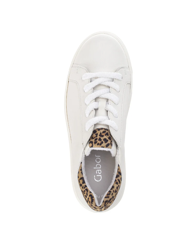 Baskets blanches en cuir