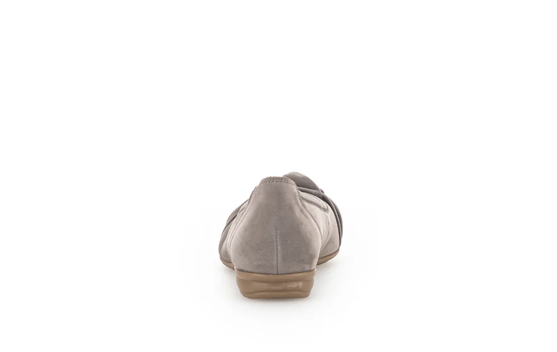 Ballerines marron en cuir