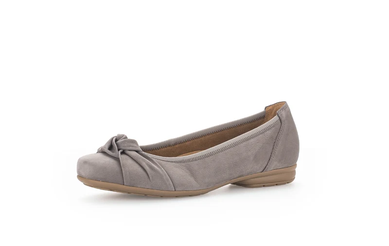 Ballerines marron en cuir