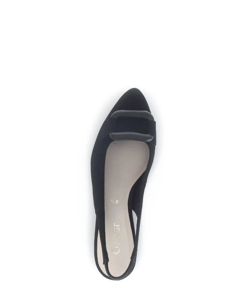 Escarpins noirs en cuir