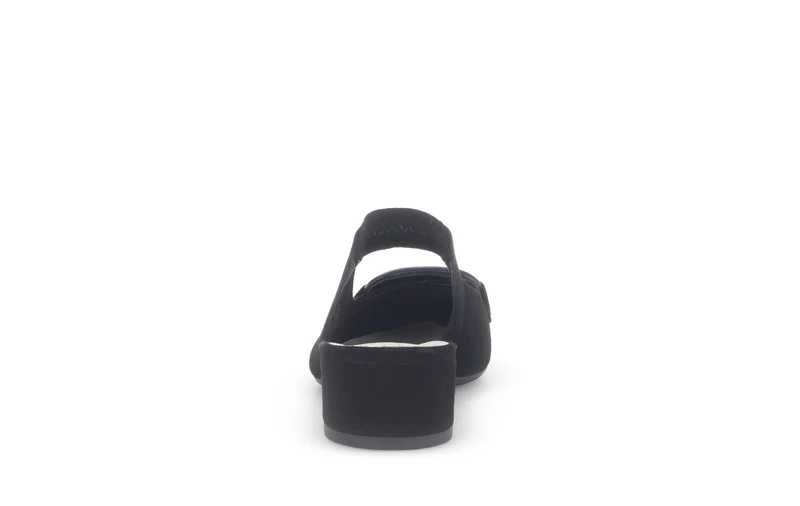 Escarpins noirs en cuir
