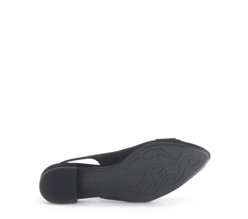 Escarpins noirs en cuir