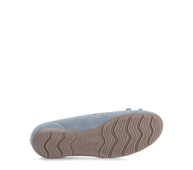 Ballerines bleues en nubuck