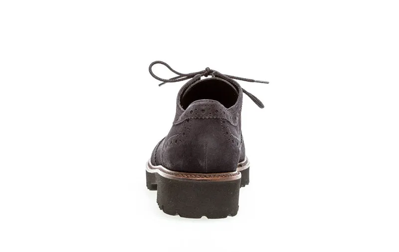 Derbies marine en nubuck