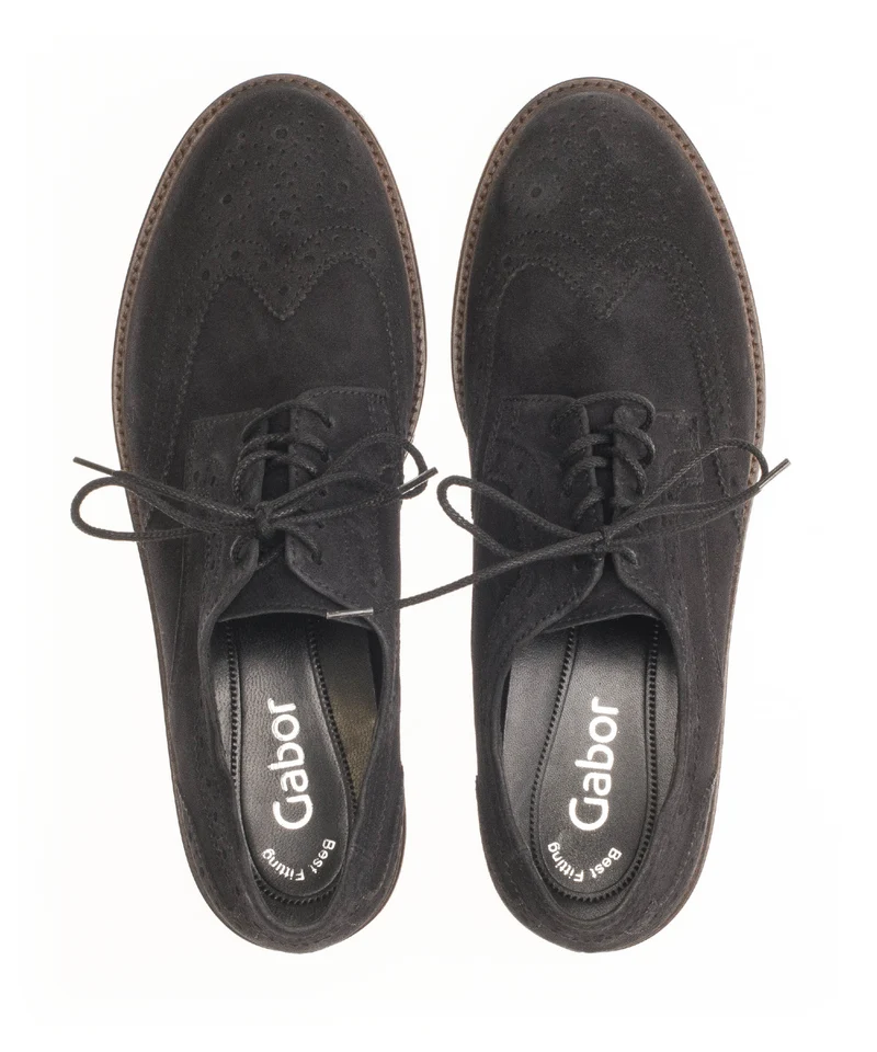 Derbies marine en nubuck