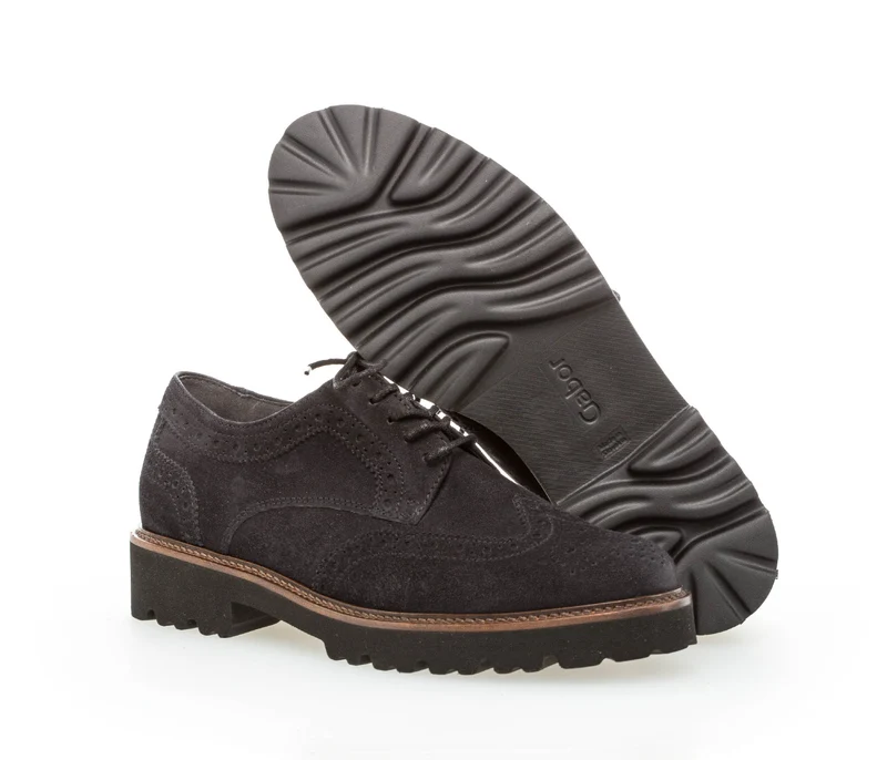 Derbies marine en nubuck
