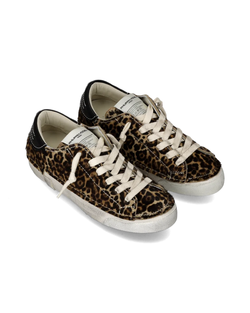 Sneakers Prsx Tennis Women, Animal Print Black