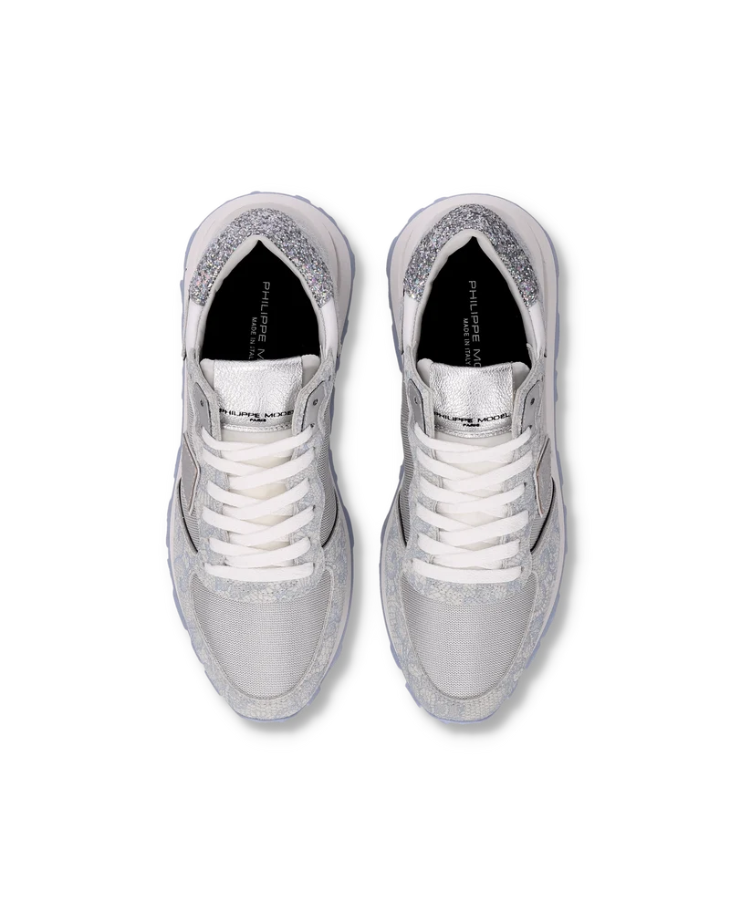 Sneakers Tropez Haute Running Women, Silver Light Blue