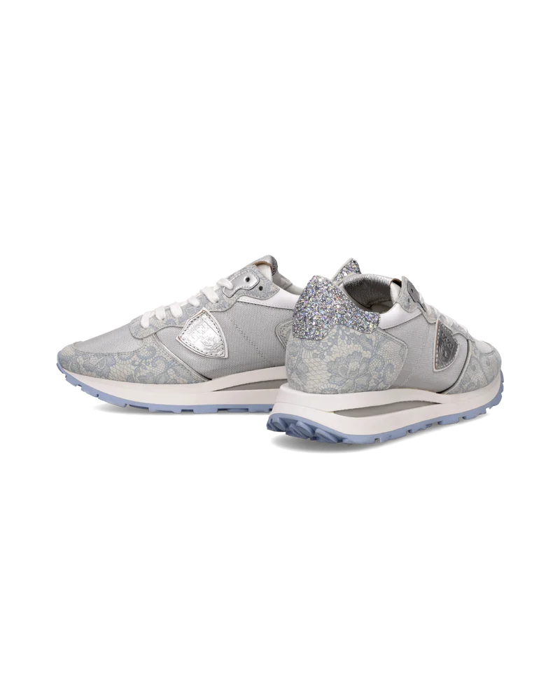 Sneakers Tropez Haute Running Women, Silver Light Blue