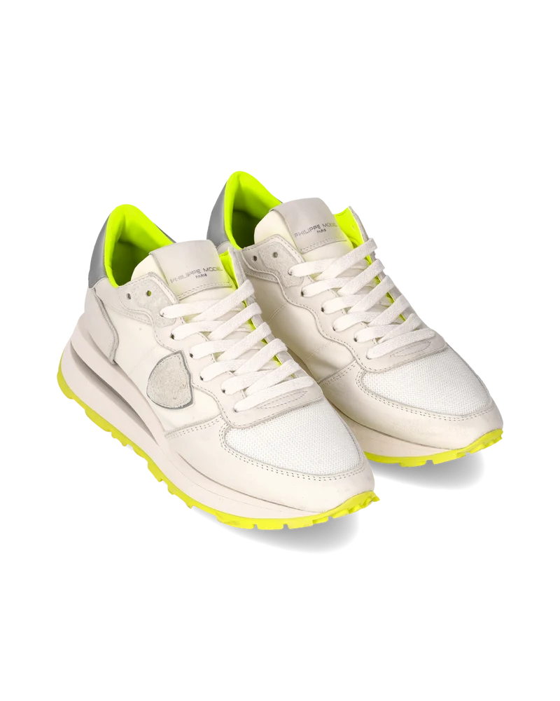 Sneakers Tropez Haute Running Women, White Yellow
