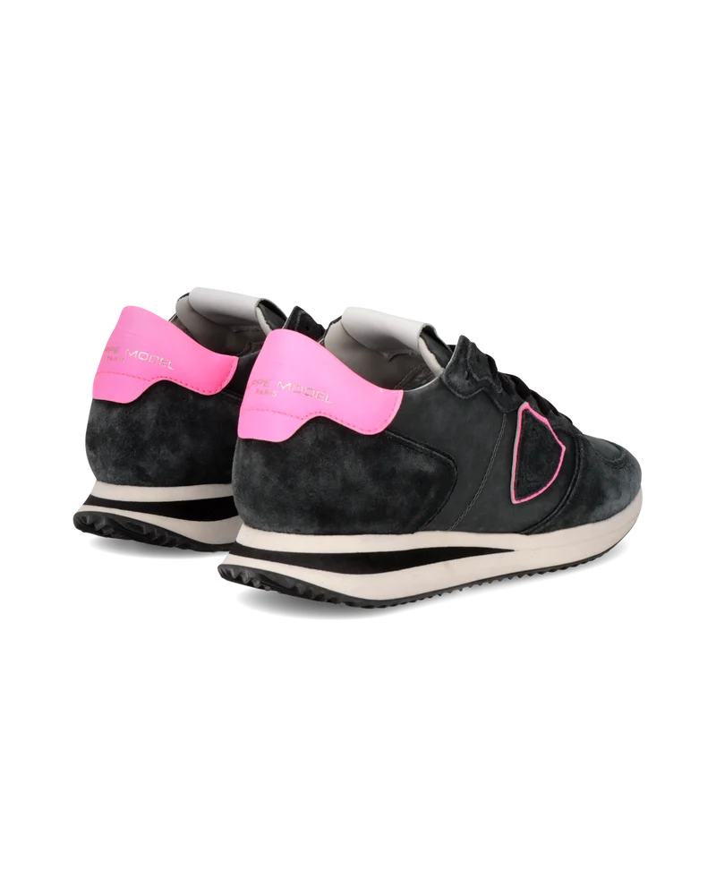 Sneakers Trpx Running Women, Black Fuchsia