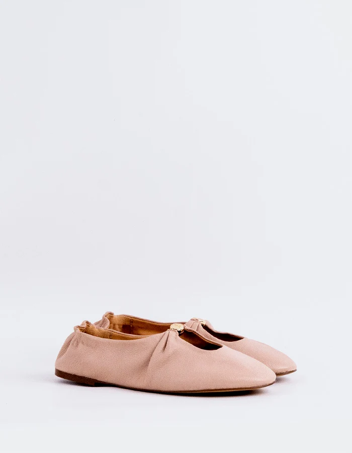 Lucette Pink Leather