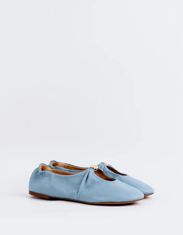Lucette Blue Leather