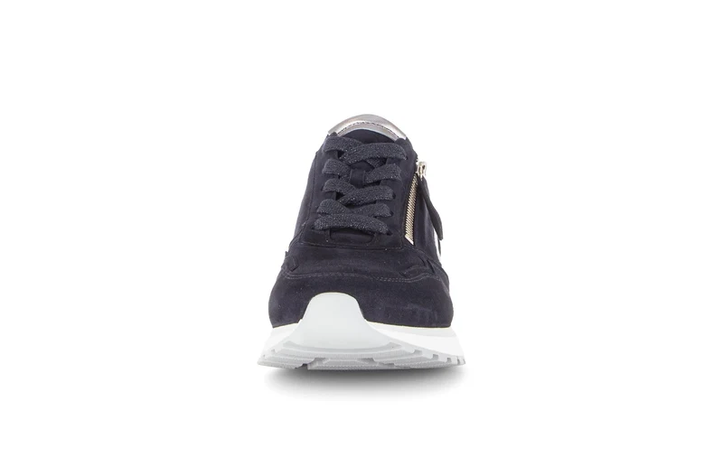 Baskets bleu marine en nubuck