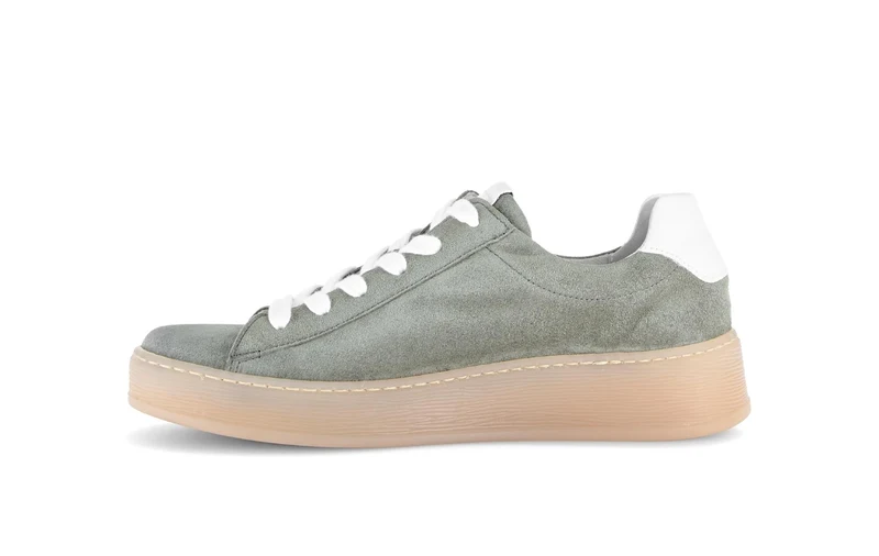 Baskets vert d’eau en nubuck