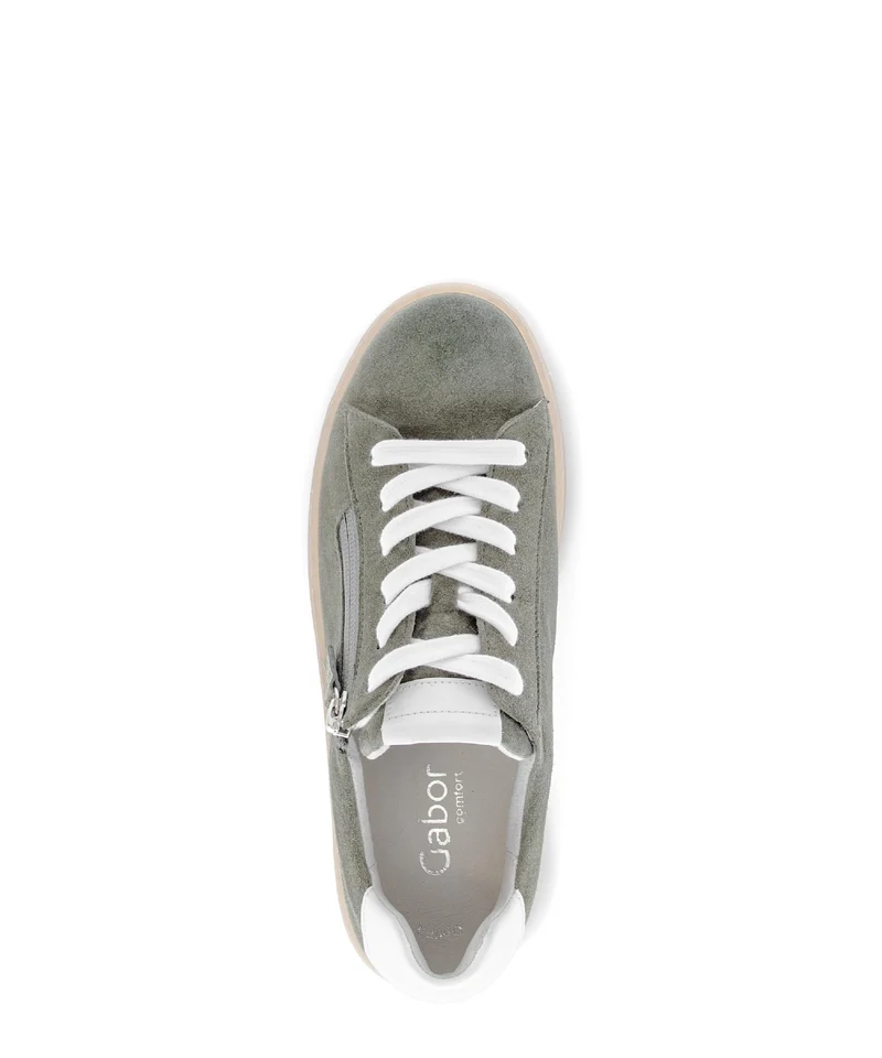 Baskets vert d’eau en nubuck