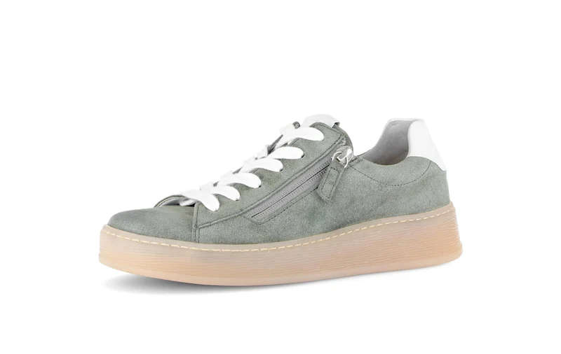 Baskets vert d’eau en nubuck