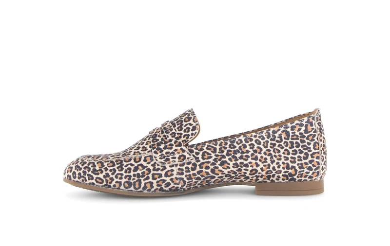 Mocassin léopard en nubuck