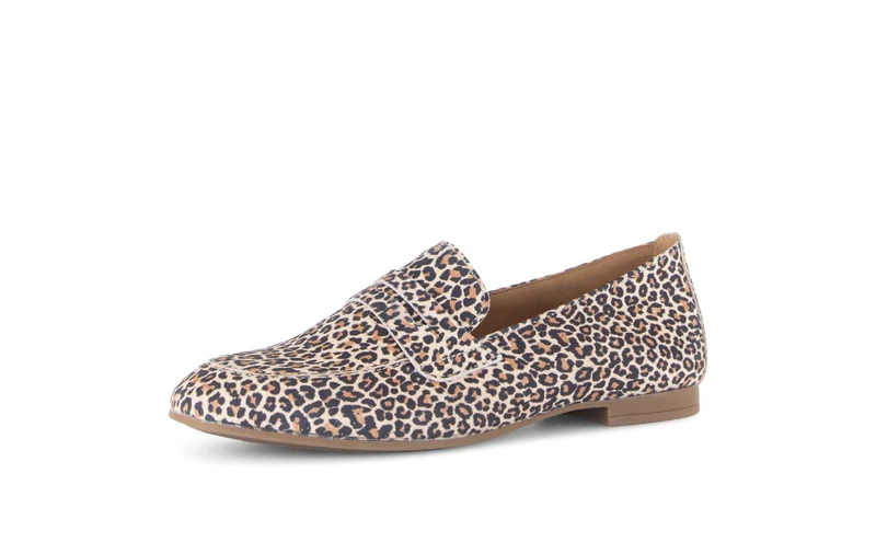 Mocassin léopard en nubuck