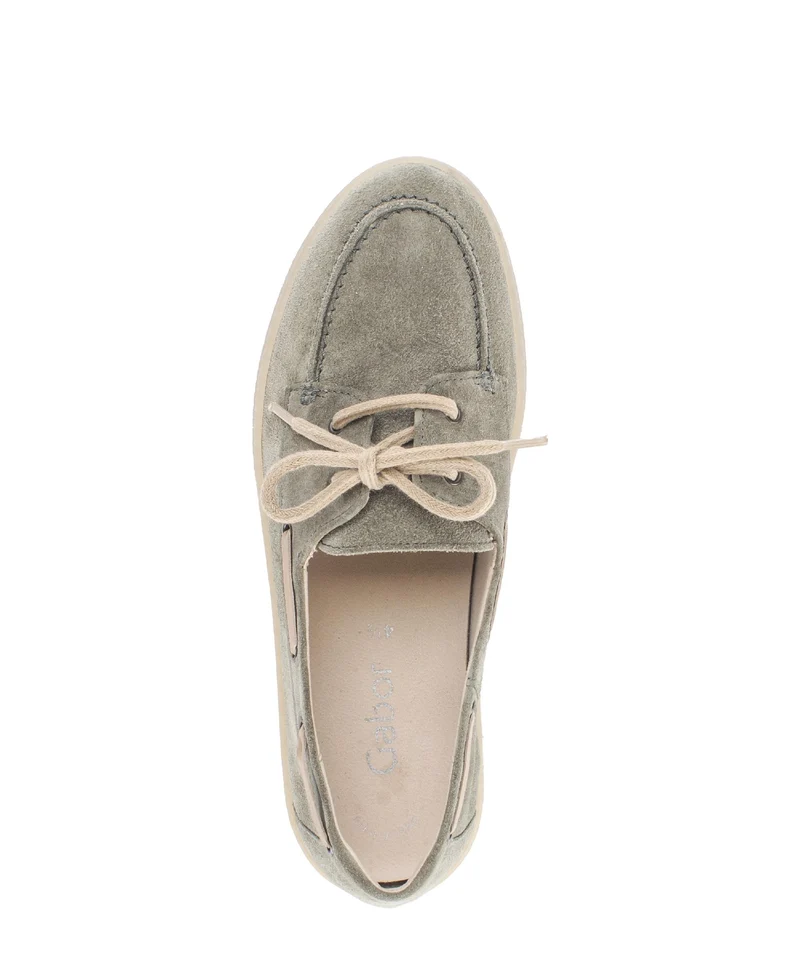 Baskets grises en cuir