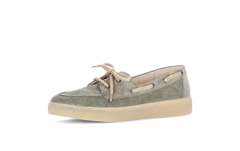 Baskets grises en cuir