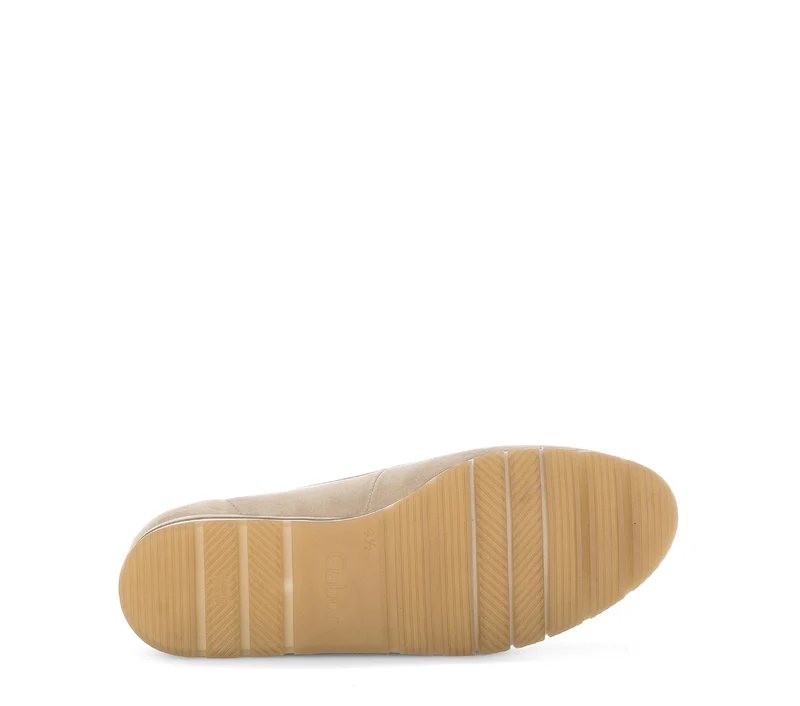 Mocassins beiges en nubuck