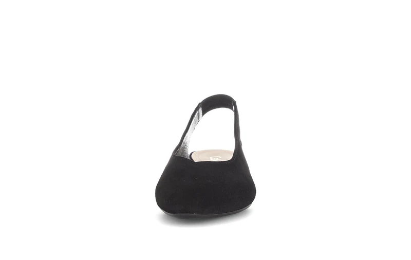 Escarpins Brides arrière noires en Nubuck