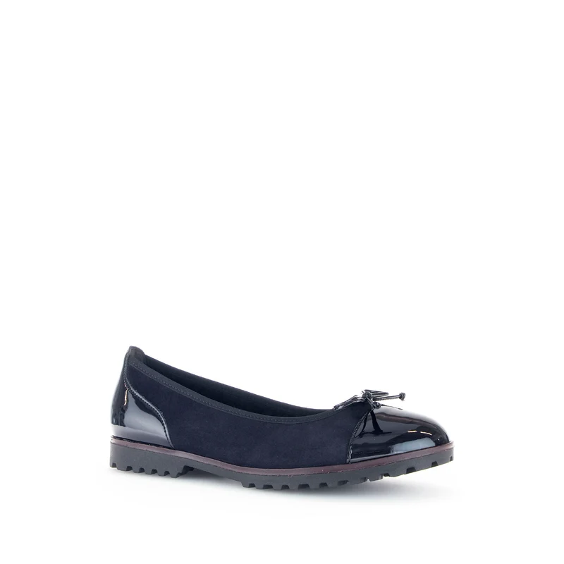 Ballerines bleues en cuir