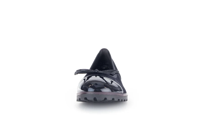 Ballerines bleues en cuir