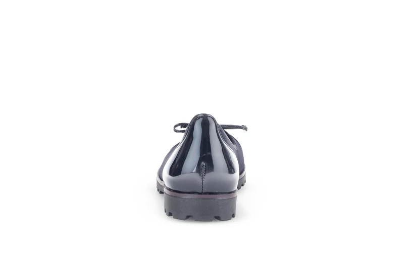 Ballerines bleues en cuir