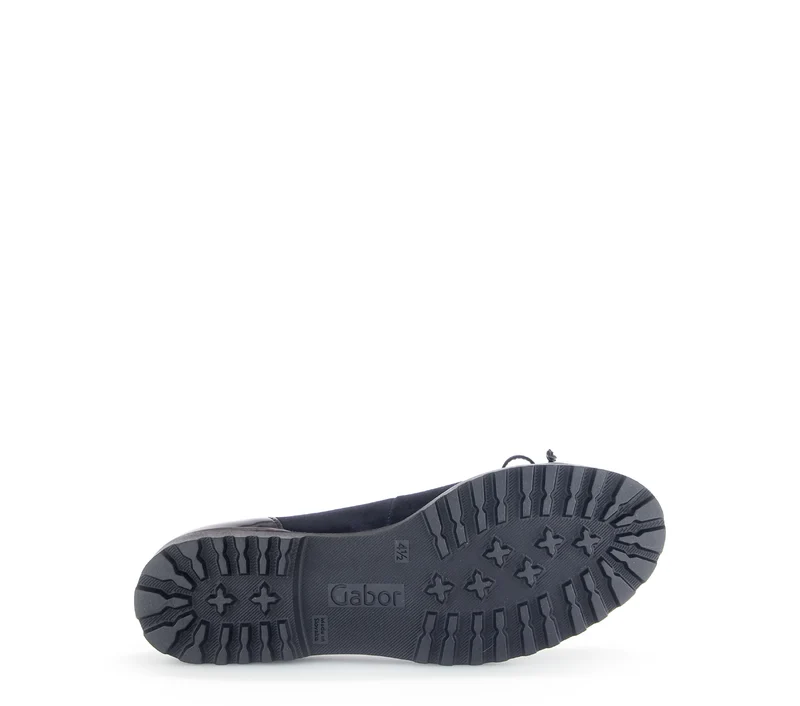 Ballerines bleues en cuir