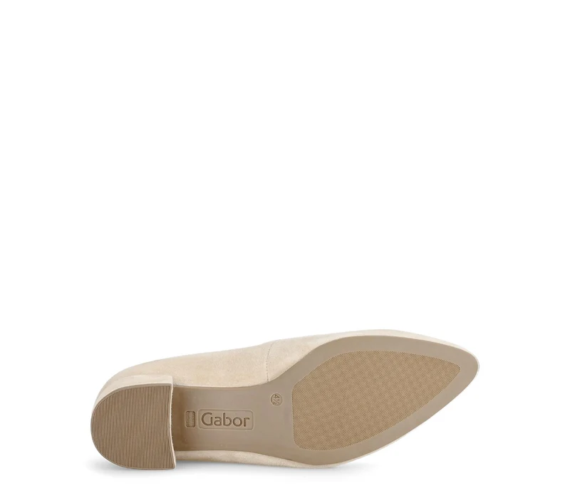 Escarpins beiges en nubuck