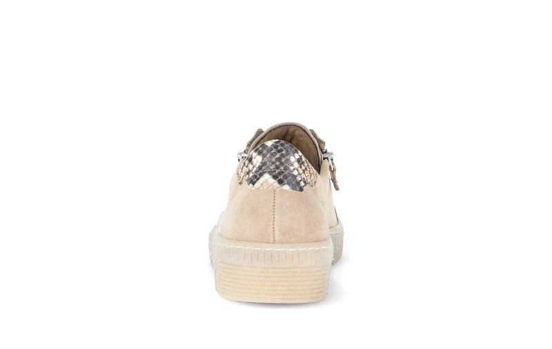 Baskets beiges en nubuck