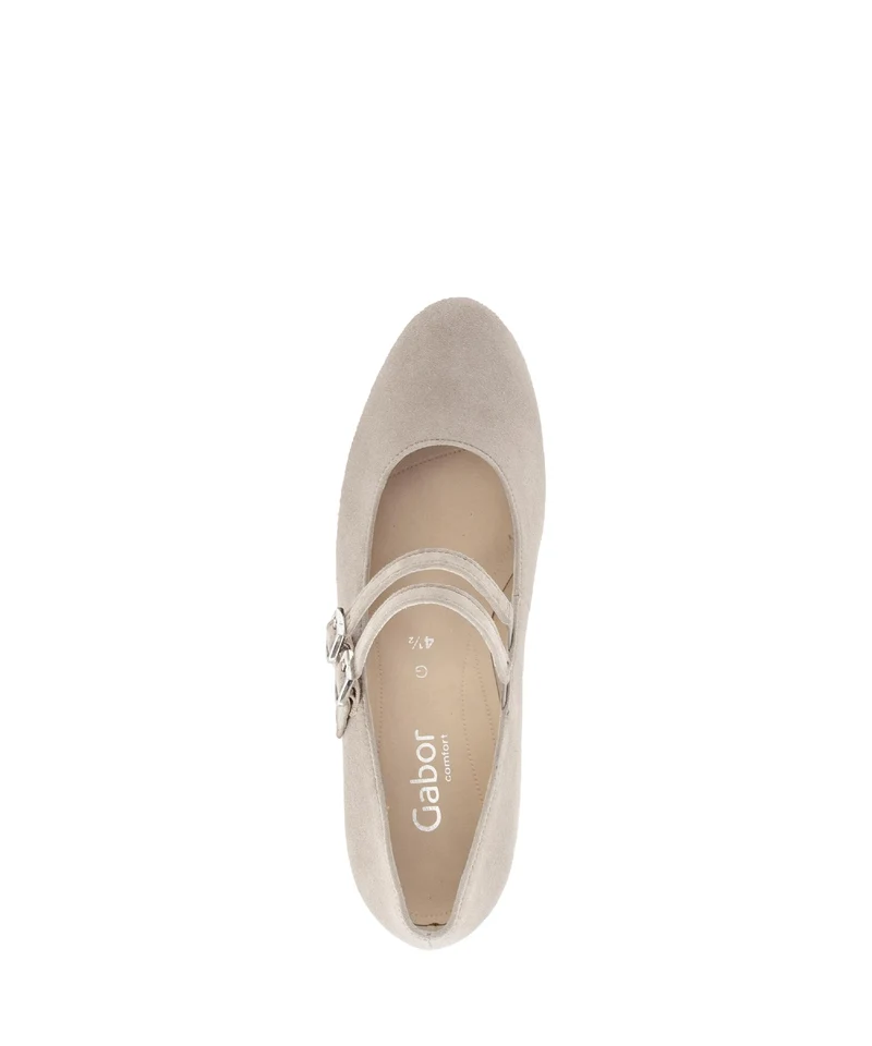 Escarpins beige en nubuck