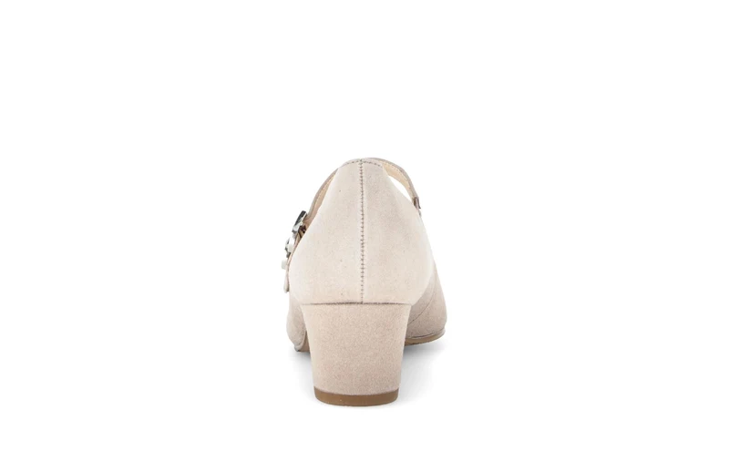 Escarpins beige en nubuck