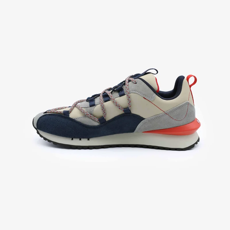 Sneakers Appolo bleu marine gris et rouge