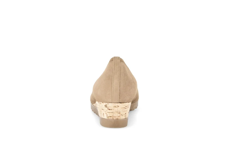 Ballerines beiges en nubuck