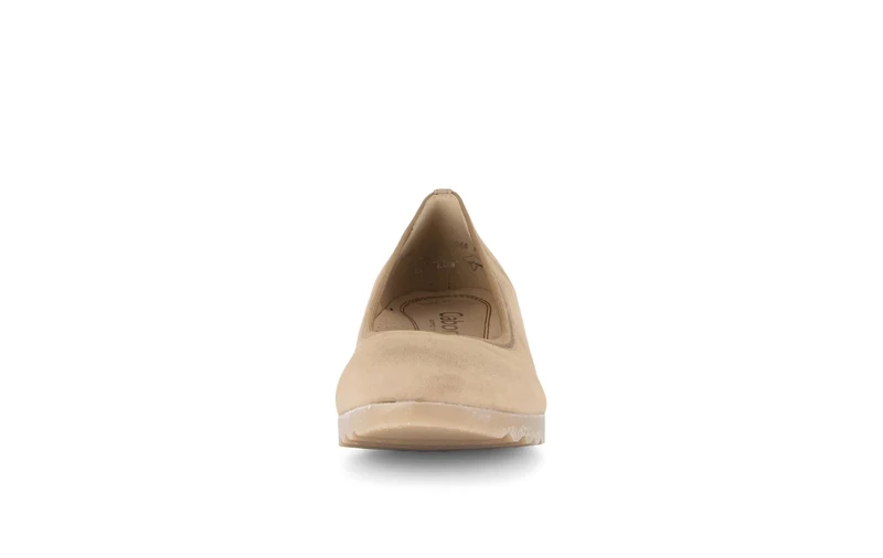 Ballerines beiges en nubuck