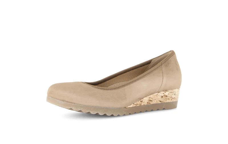 Ballerines beiges en nubuck