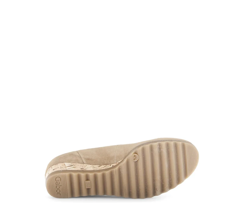Ballerines beiges en nubuck