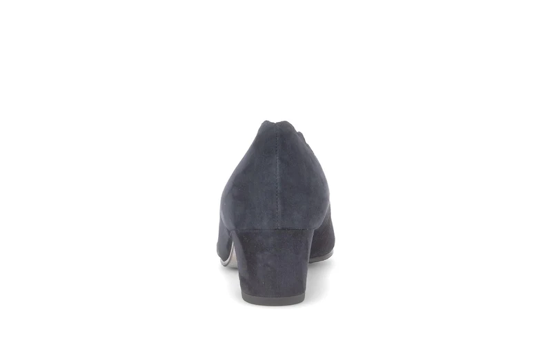 Escarpins bleus en nubuck
