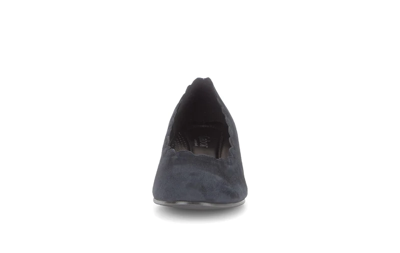 Escarpins bleus en nubuck