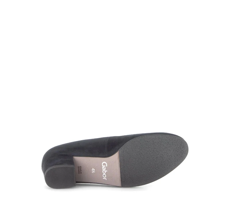 Escarpins bleus en nubuck