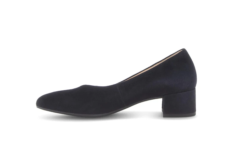 Escarpins bleus en nubuck