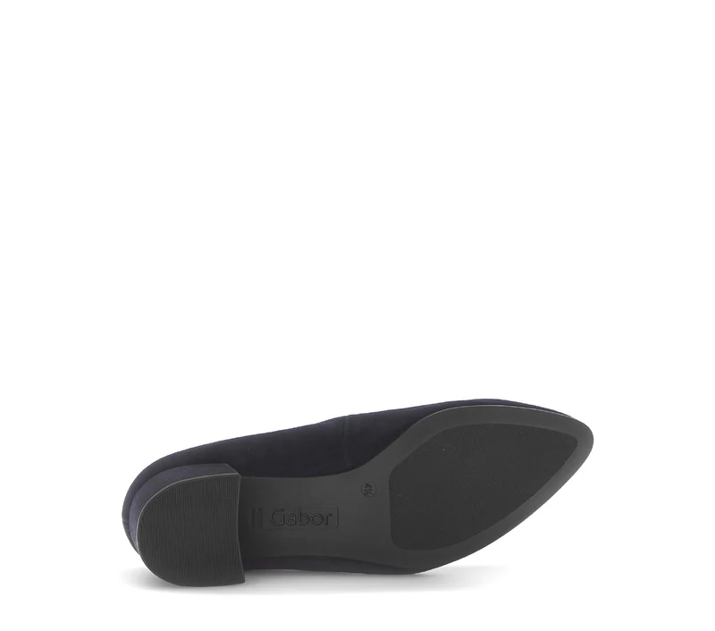 Escarpins bleus en nubuck